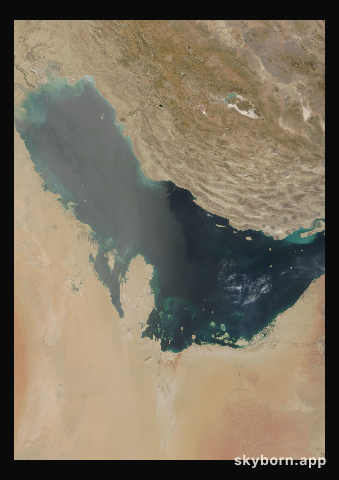 The Earth on 23 June 2000 · Persian Gulf