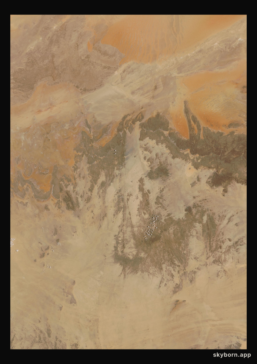 The Earth on 25 June 2000 · Sahara, Algeria