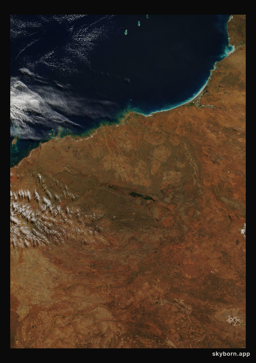 The Earth on 27 June 2000 · Pilbara, Western Australia