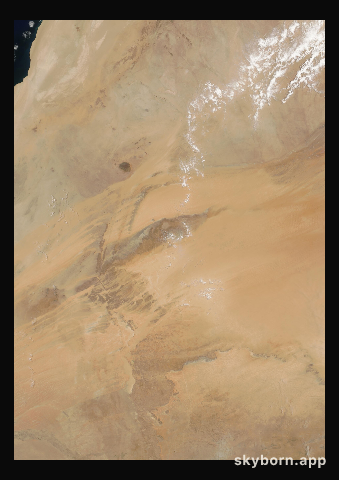 The Earth on 5 July 2000 · Eye of the Sahara, Mauritania