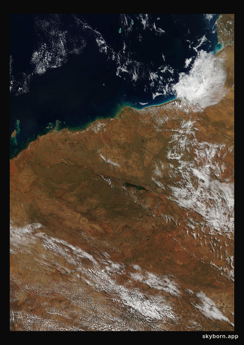 The Earth on 11 July 2000 · Pilbara, Western Australia