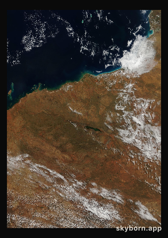 The Earth on 11 July 2000 · Pilbara, Western Australia