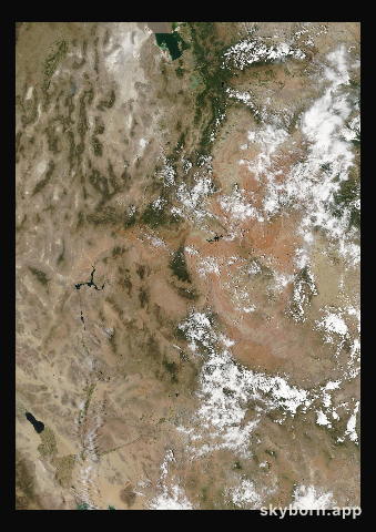 The Earth on 12 July 2000 · Colorado Plateau