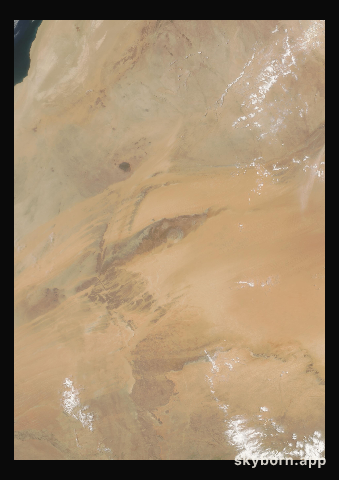 The Earth on 14 July 2000 · Eye of the Sahara, Mauritania