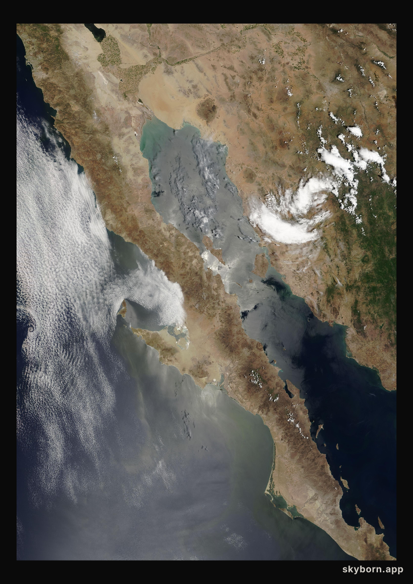 The Earth on 15 July 2000 · Baja California