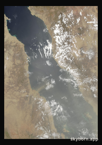 The Earth on 19 July 2000 · Red Sea