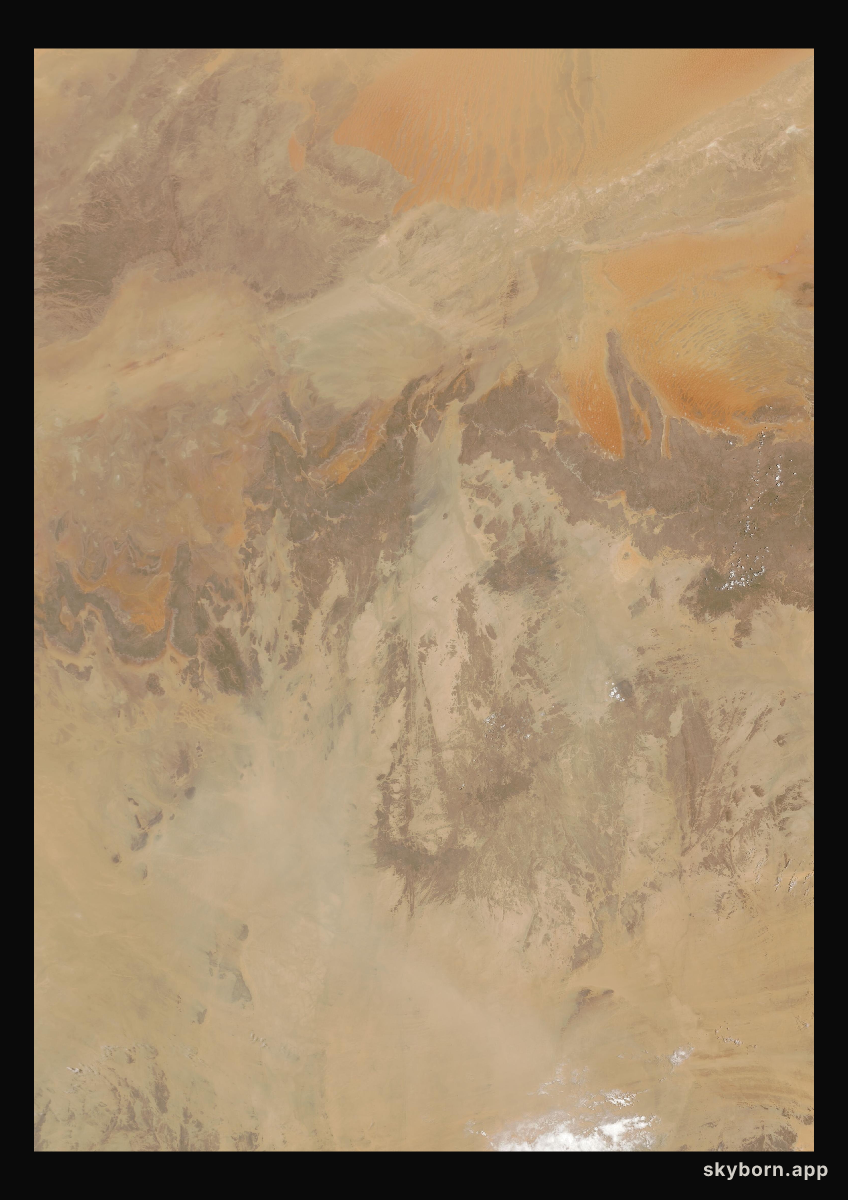 The Earth on 24 July 2000 · Sahara, Algeria