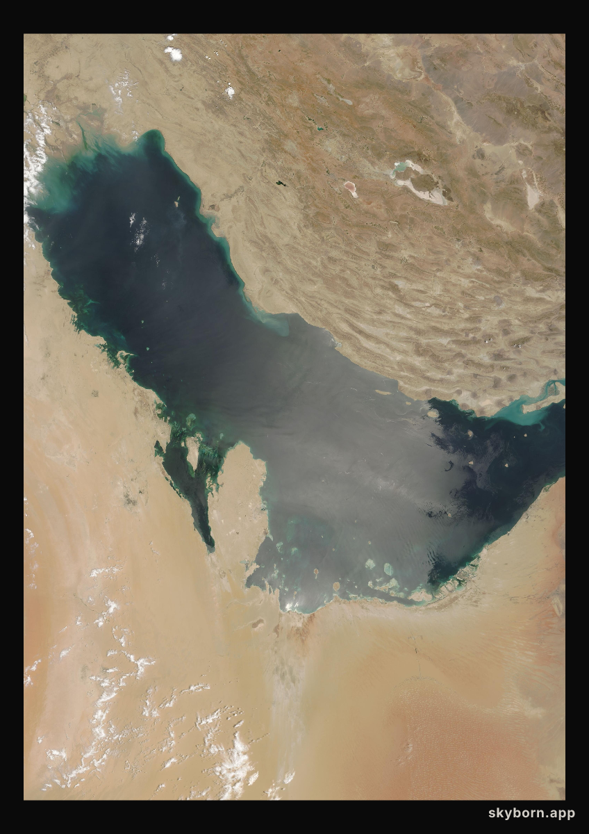 The Earth on 27 July 2000 · Persian Gulf