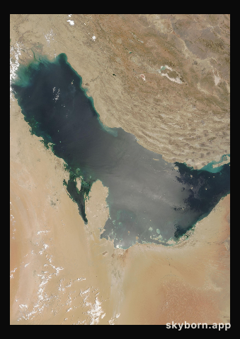 The Earth on 27 July 2000 · Persian Gulf