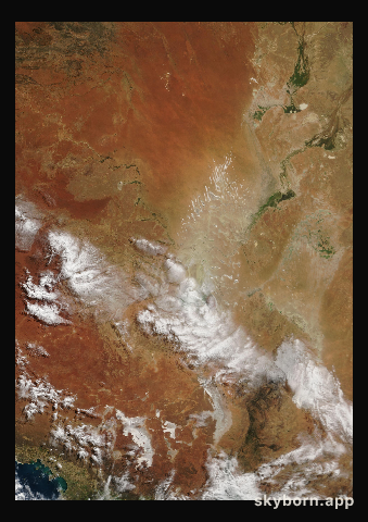The Earth on 30 July 2000 · Lake Eyre, Australia