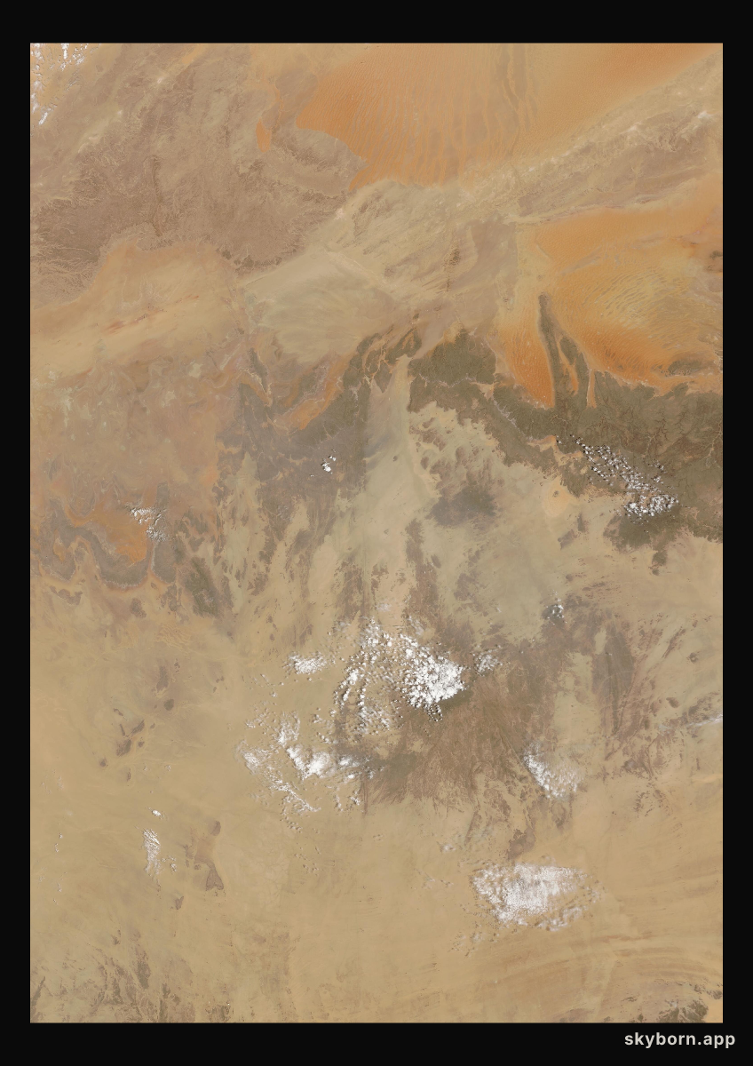 The Earth on 5 August 2000 · Sahara, Algeria