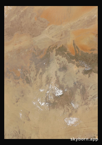 The Earth on 5 August 2000 · Sahara, Algeria