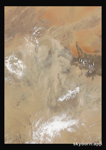 The Earth on 19 August 2000 · Sahara, Algeria