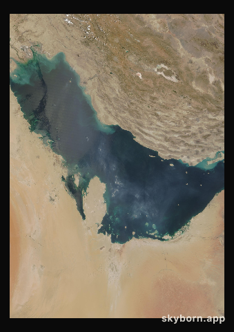 The Earth on 26 August 2000 · Persian Gulf
