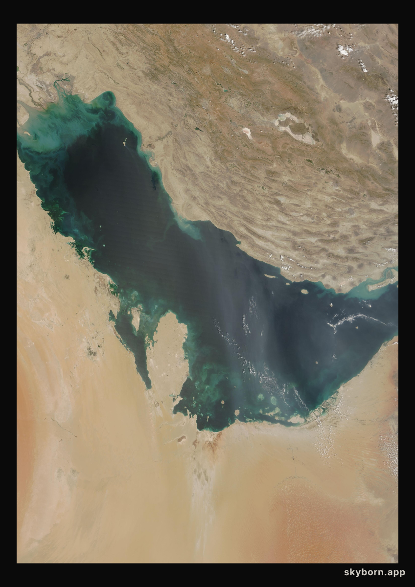 The Earth on 4 September 2000 · Persian Gulf