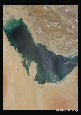 The Earth on 4 September 2000 · Persian Gulf