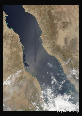 The Earth on 5 September 2000 · Red Sea