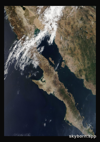 The Earth on 6 September 2000 · Baja California