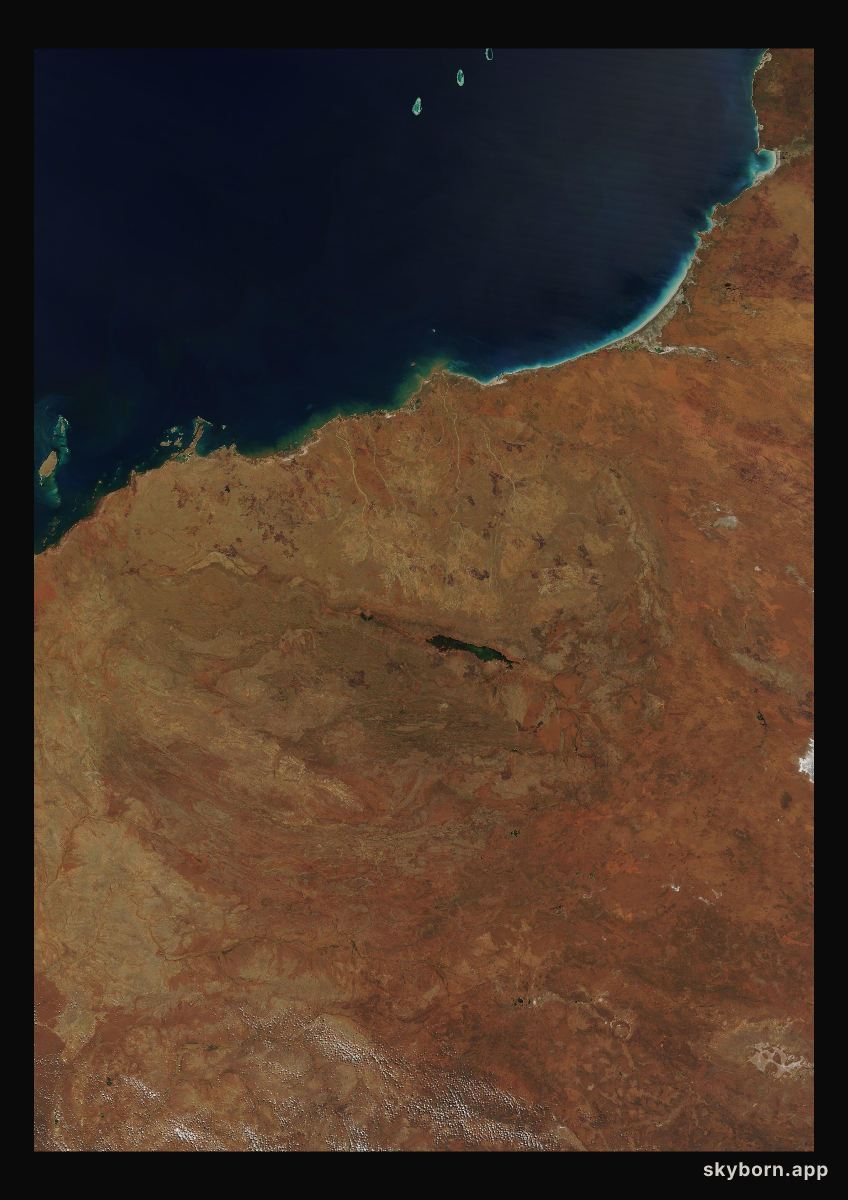 The Earth on 8 September 2000 · Pilbara, Western Australia