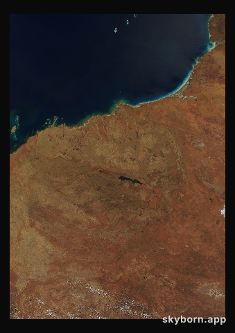 The Earth on 8 September 2000 · Pilbara, Western Australia