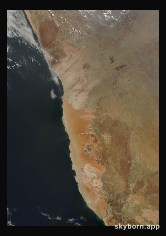The Earth on 11 September 2000 · Namib Desert
