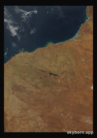 The Earth on 12 September 2000 · Pilbara, Western Australia