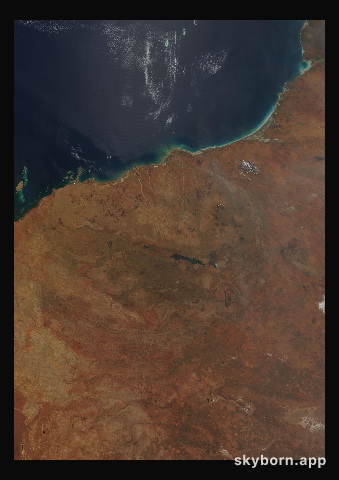 The Earth on 22 September 2000 · Pilbara, Western Australia