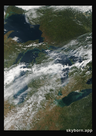 The Earth on 30 September 2000 · Great Lakes