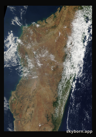 The Earth on 7 October 2000 · Madagascar