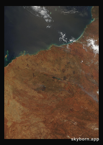 The Earth on 8 October 2000 · Pilbara, Western Australia