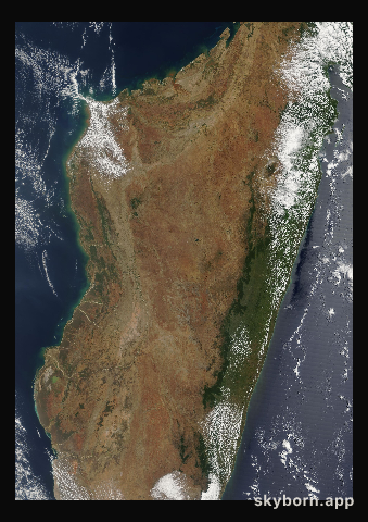 The Earth on 12 October 2000 · Madagascar