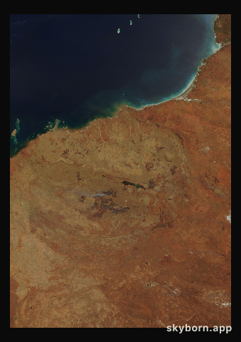 The Earth on 19 October 2000 · Pilbara, Western Australia