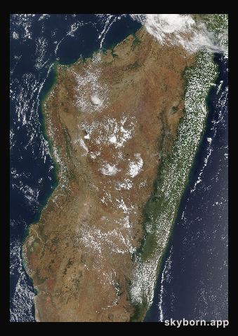 The Earth on 21 October 2000 · Madagascar