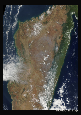 The Earth on 23 October 2000 · Madagascar