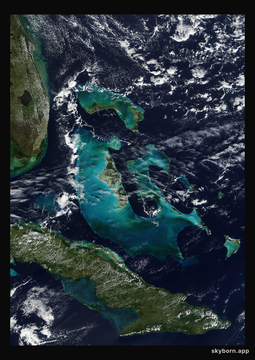 The Earth on 27 October 2000 · Bahamas