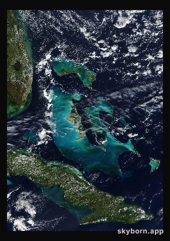 The Earth on 27 October 2000 · Bahamas