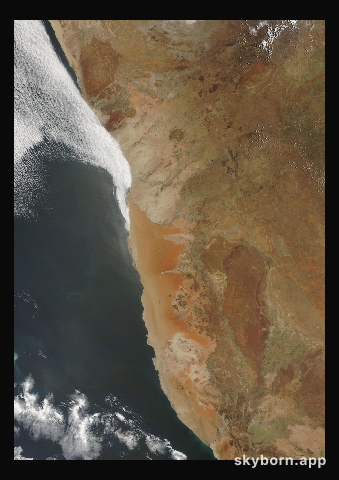 The Earth on 29 October 2000 · Namib Desert