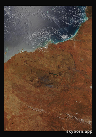 The Earth on 31 October 2000 · Pilbara, Western Australia