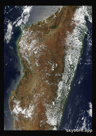 The Earth on 2 November 2000 · Madagascar