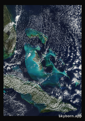 The Earth on 3 November 2000 · Bahamas