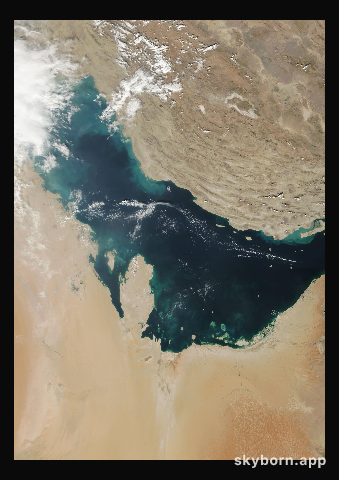 The Earth on 4 November 2000 · Persian Gulf
