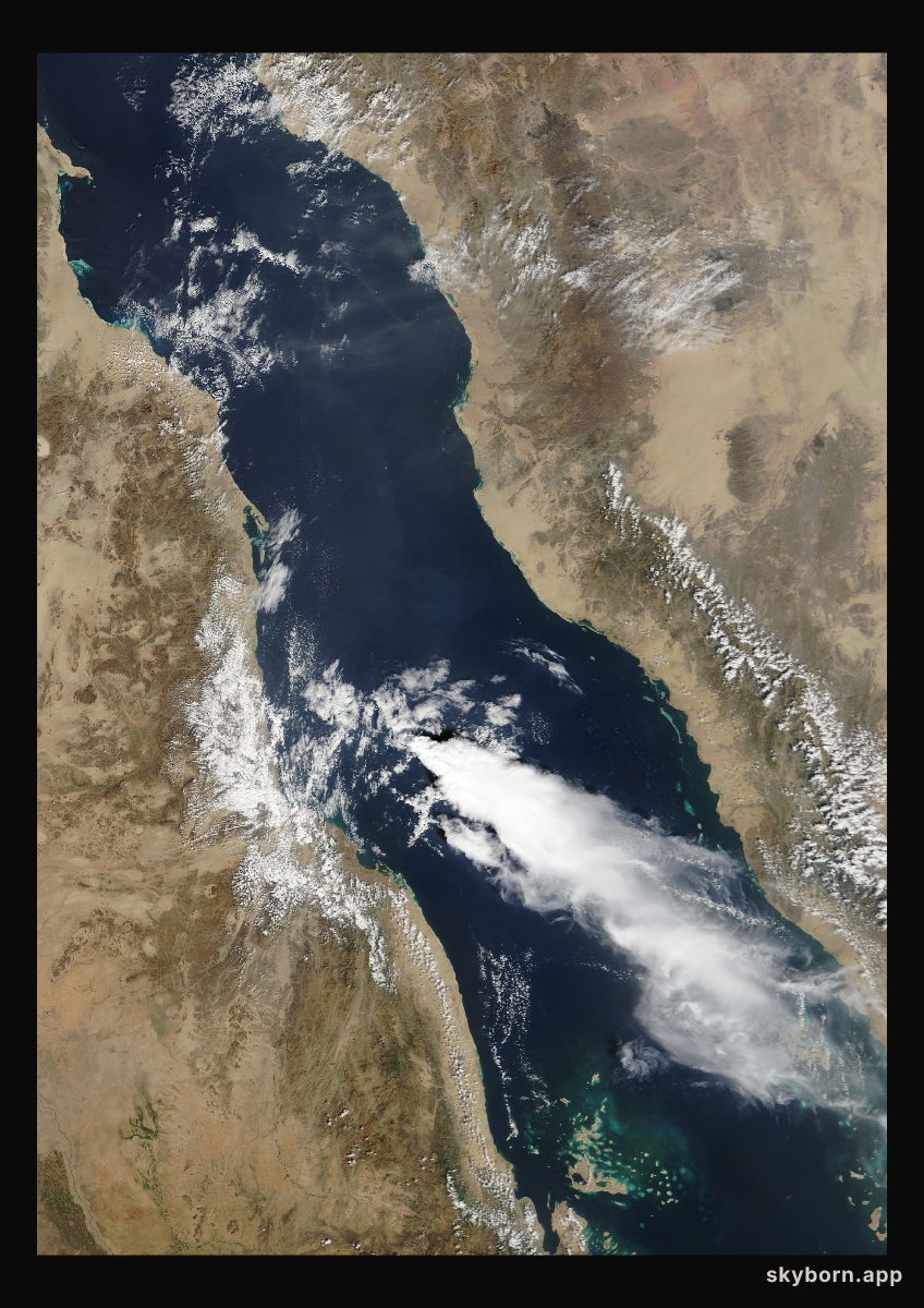 The Earth on 6 November 2000 · Red Sea