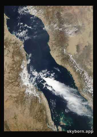 The Earth on 6 November 2000 · Red Sea