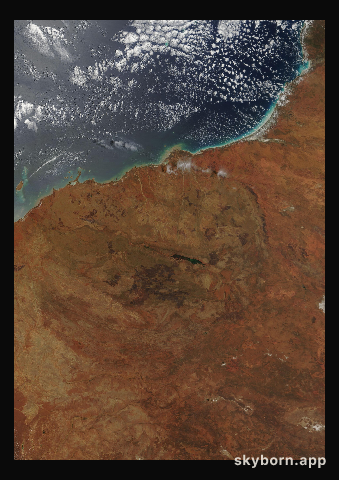 The Earth on 7 November 2000 · Pilbara, Western Australia