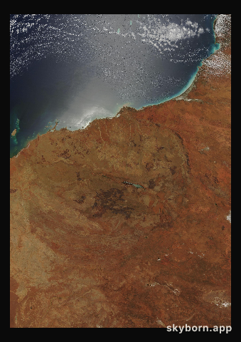 The Earth on 9 November 2000 · Pilbara, Western Australia