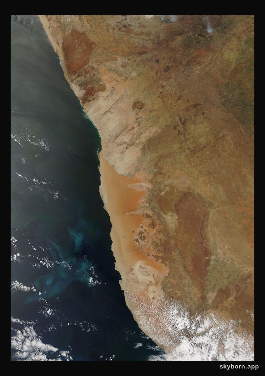 The Earth on 12 November 2000 · Namib Desert