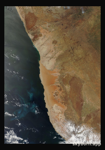 The Earth on 12 November 2000 · Namib Desert