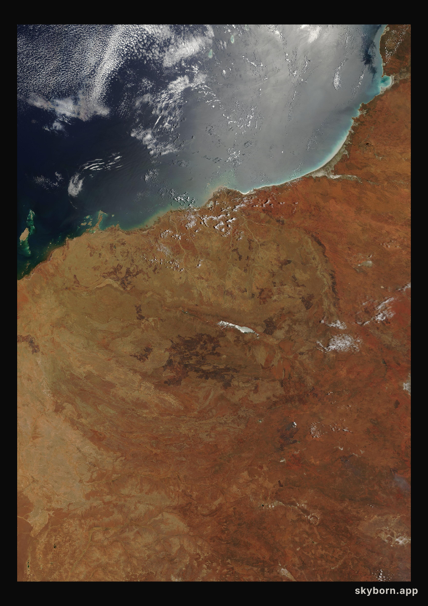 The Earth on 18 November 2000 · Pilbara, Western Australia