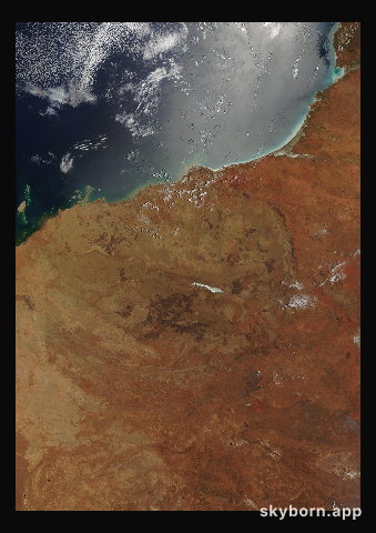 The Earth on 18 November 2000 · Pilbara, Western Australia