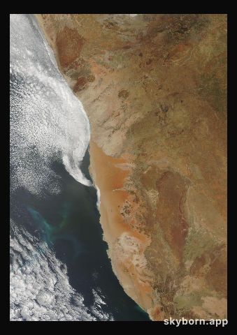 The Earth on 21 November 2000 · Namib Desert